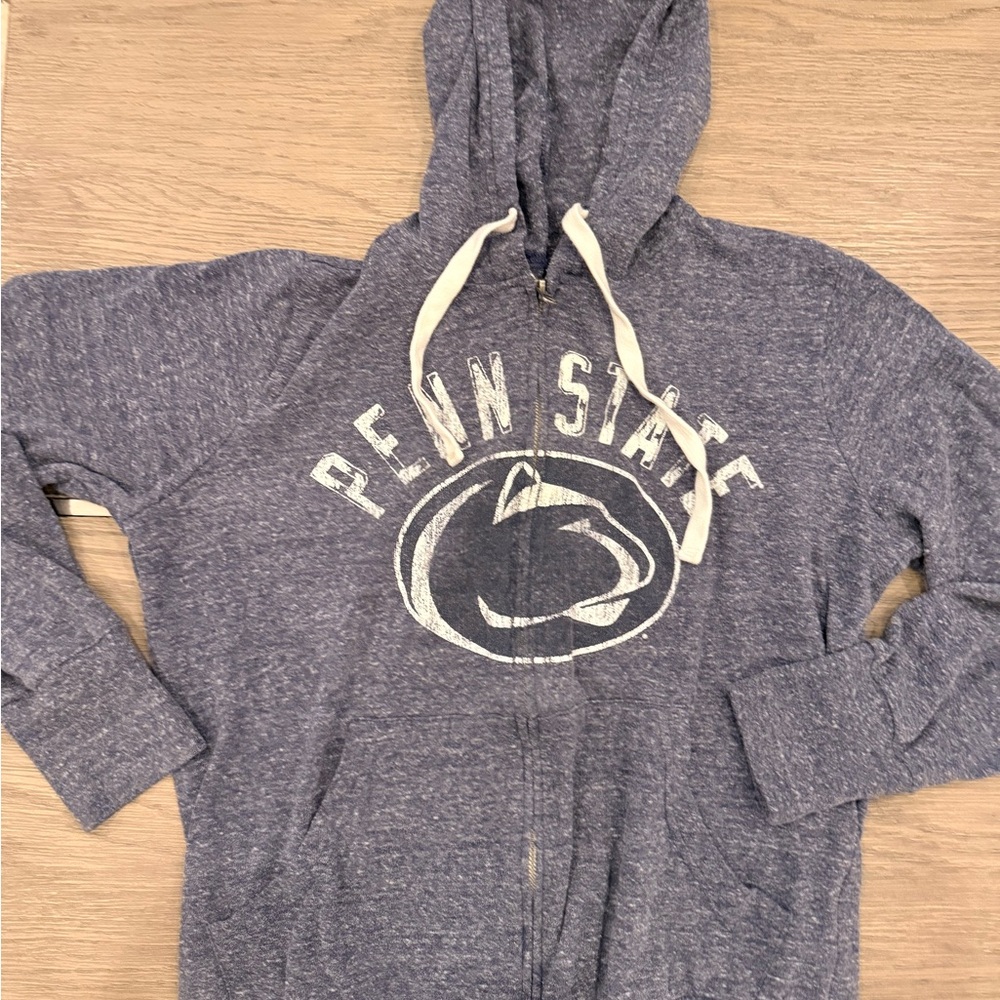 Penn State Blue Zip-Up Hoodie